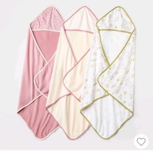 🆕️Cloud island 3pk floral/pink hooded towels